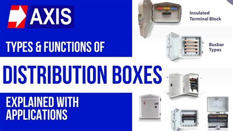 21 way distribution box meaning|types of distribution box.